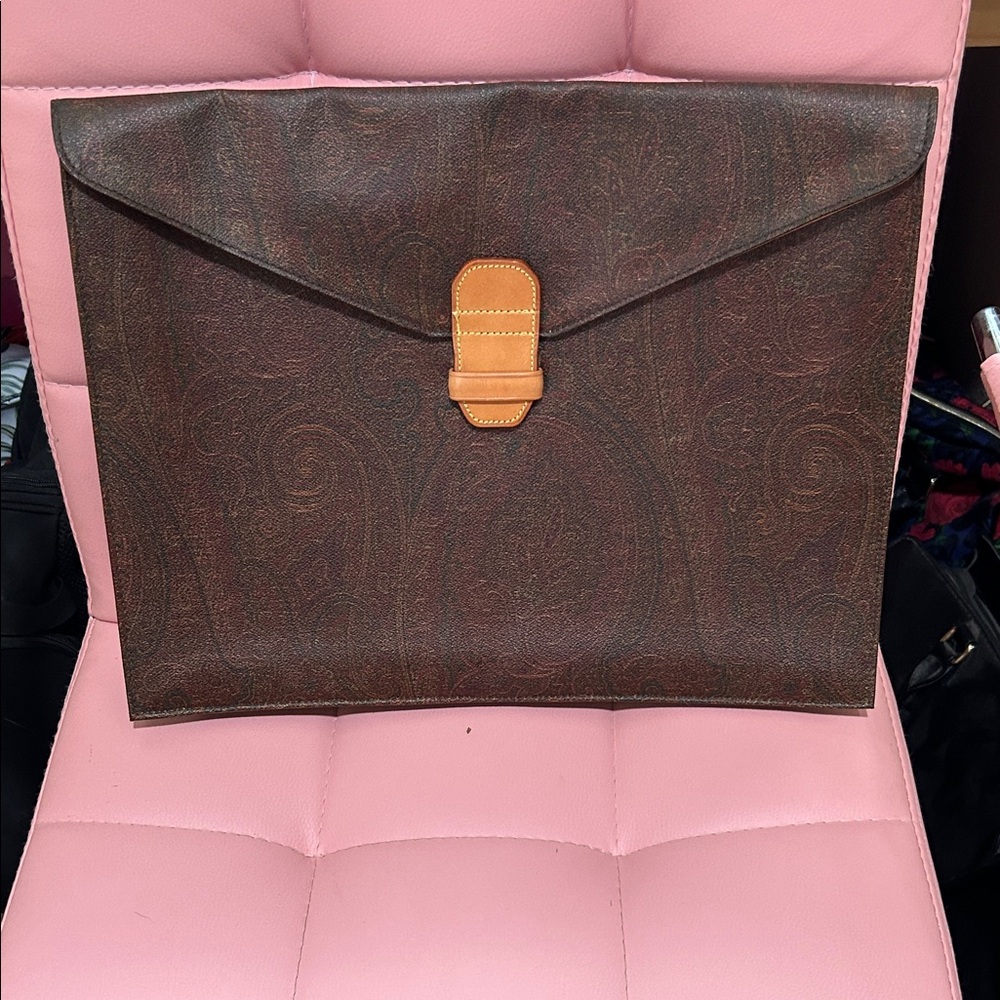 Etro Brown Leather Bag